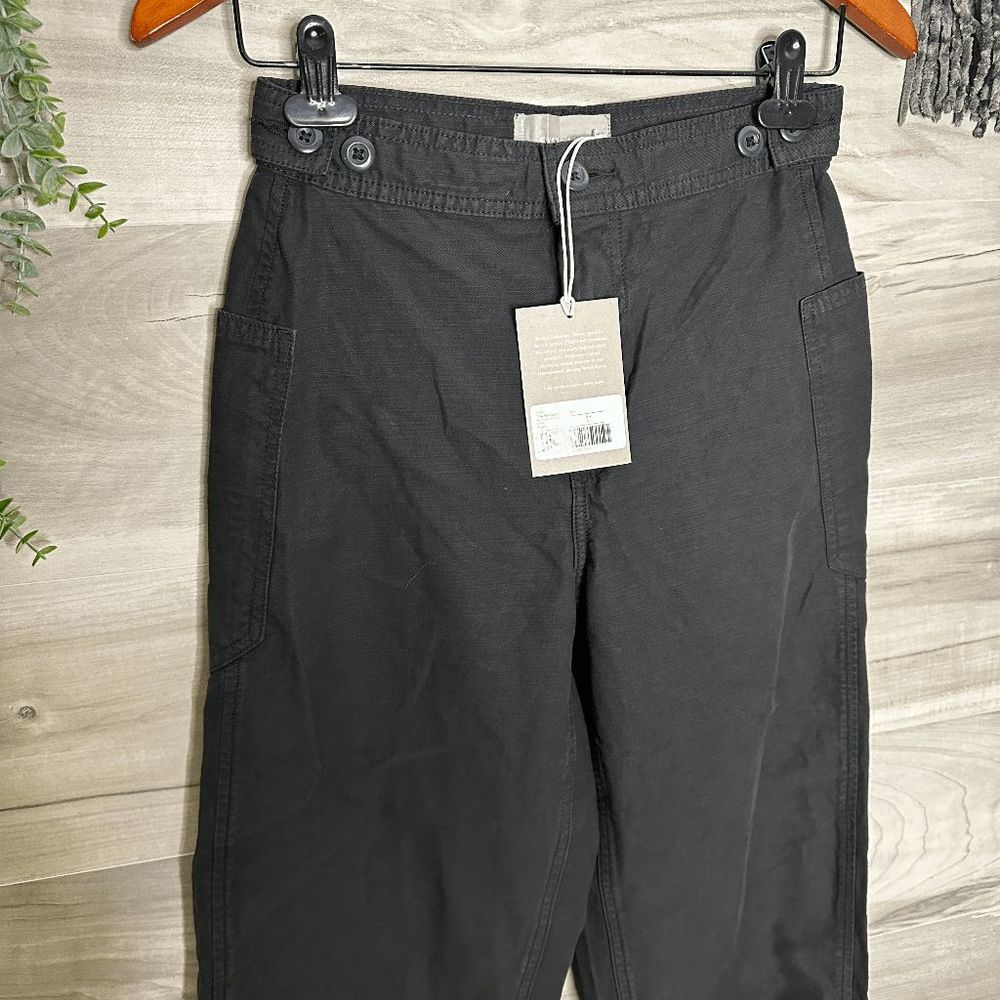 Everlane Womens Black Lightweight Casual Cropped The Fatigue Barrel Pants - Picture 8 of 8